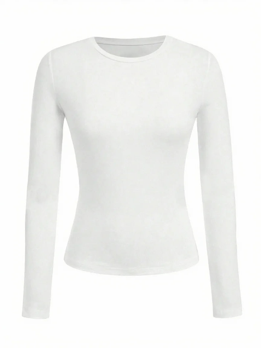 Elegant Women's Long-Sleeve Blouse – Comfortable and Stylish