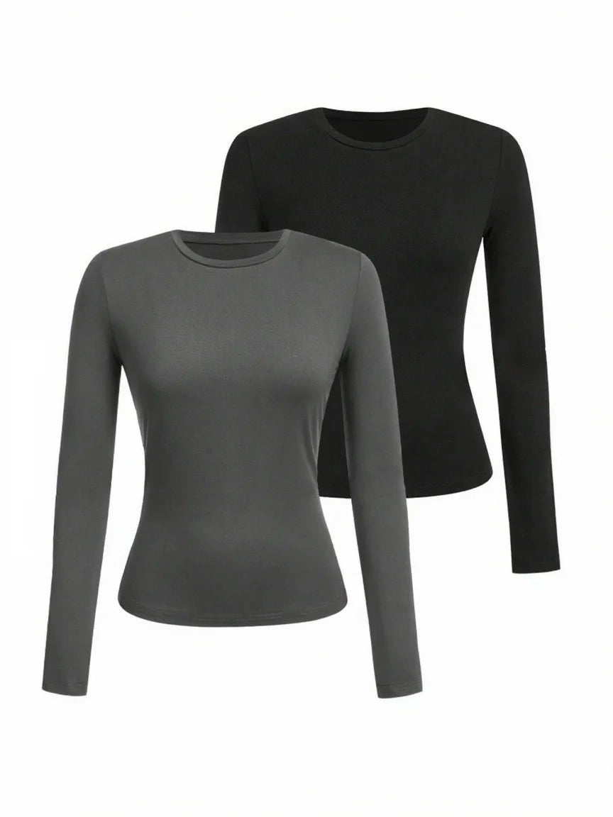Elegant Women's Long-Sleeve Blouse – Comfortable and Stylish