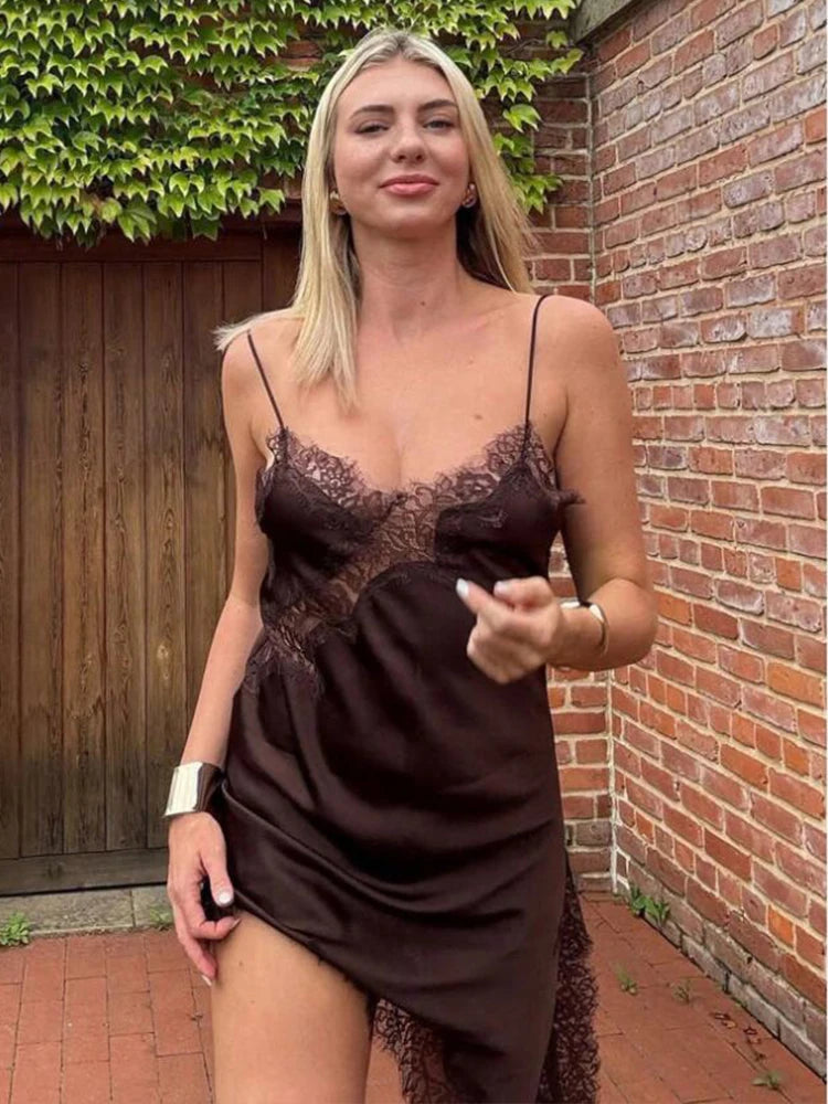 Sexy Satin Sleeveless Party Dress