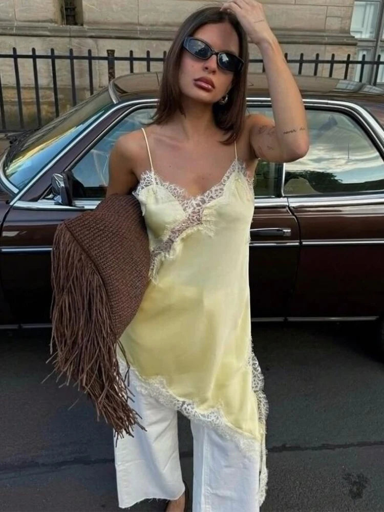 Sexy Satin Sleeveless Party Dress