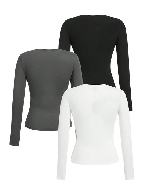 Elegant Women's Long-Sleeve Blouse – Comfortable and Stylish