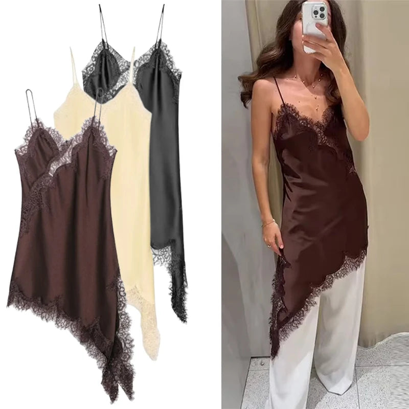 Sexy Satin Sleeveless Party Dress