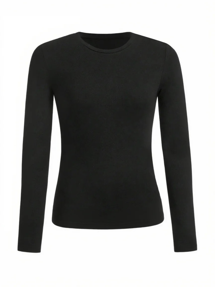 Elegant Women's Long-Sleeve Blouse – Comfortable and Stylish