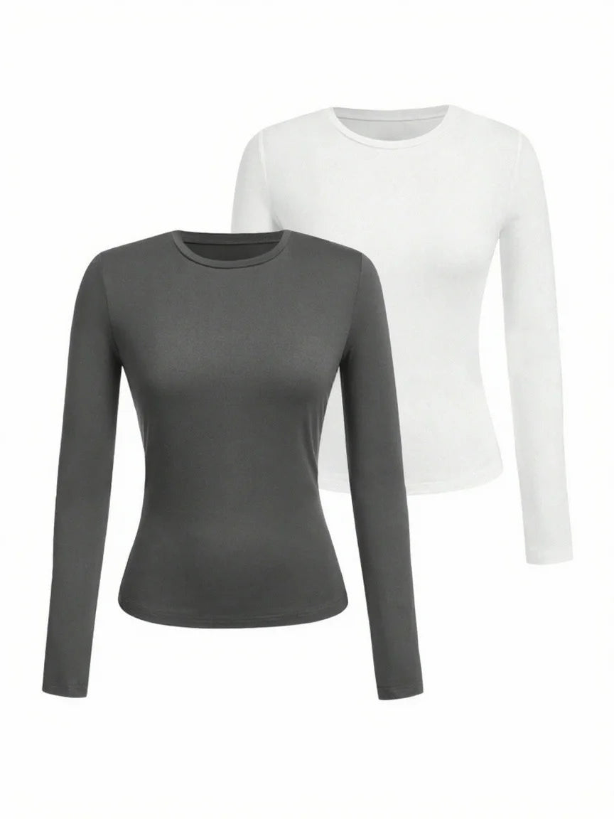 Elegant Women's Long-Sleeve Blouse – Comfortable and Stylish